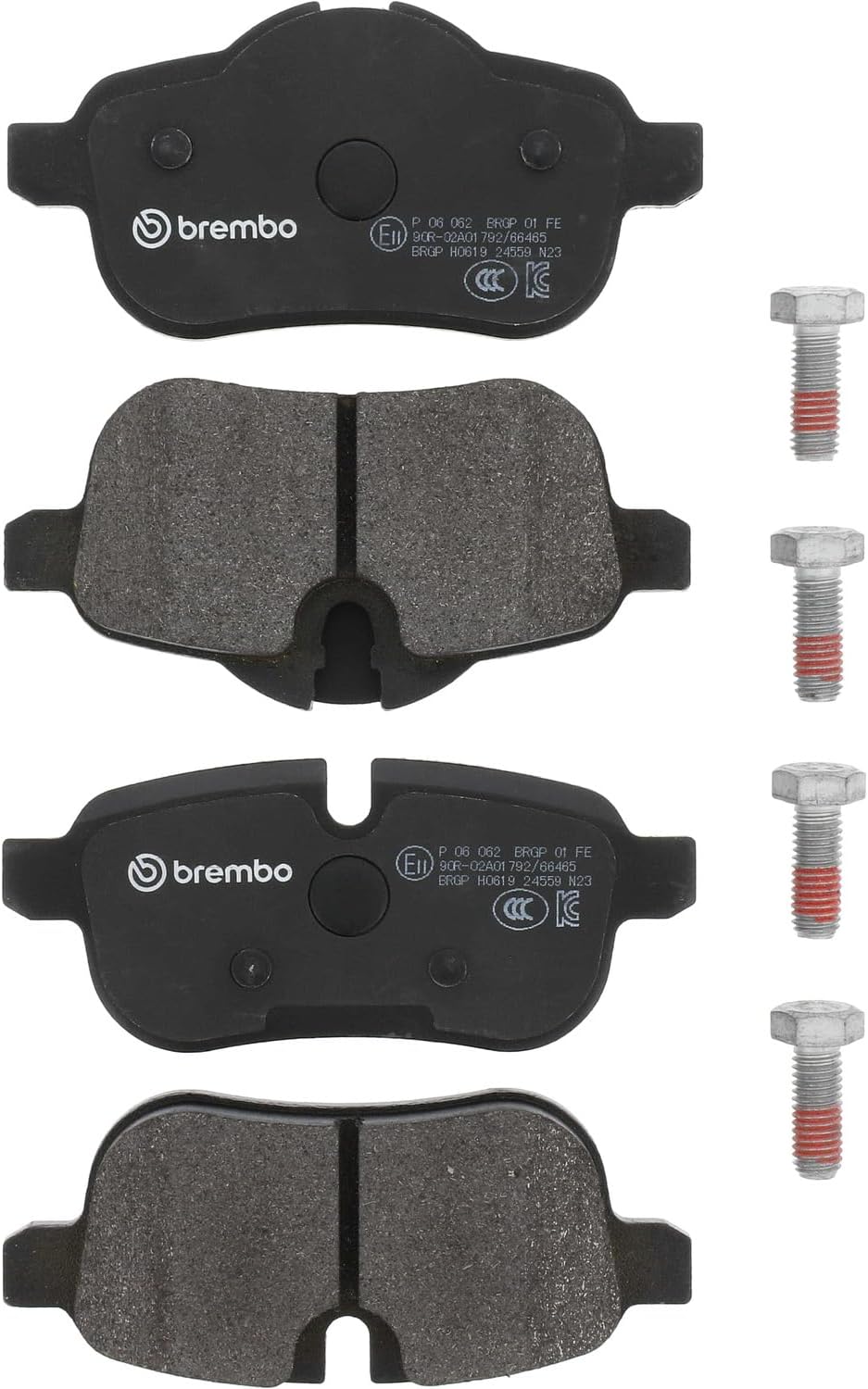 Brembo P 06 062 Bremsbelagsatz, Scheibenbremse - (4-teilig)