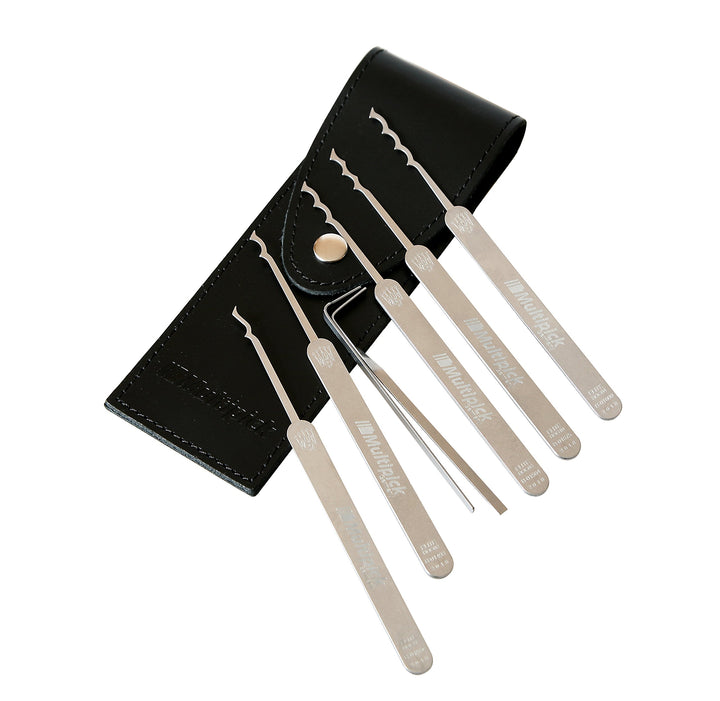 Multipick Profi Dietrich Set ELITE 7 BOGOTA Lockpicking Set 7 Teile aus hochwertigstem Federstahl in