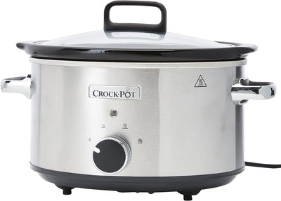 Crock-Pot CSC028X-01 Schongarer, Slow Cooker 3,5 l, 3.5 liters, Edelstahl