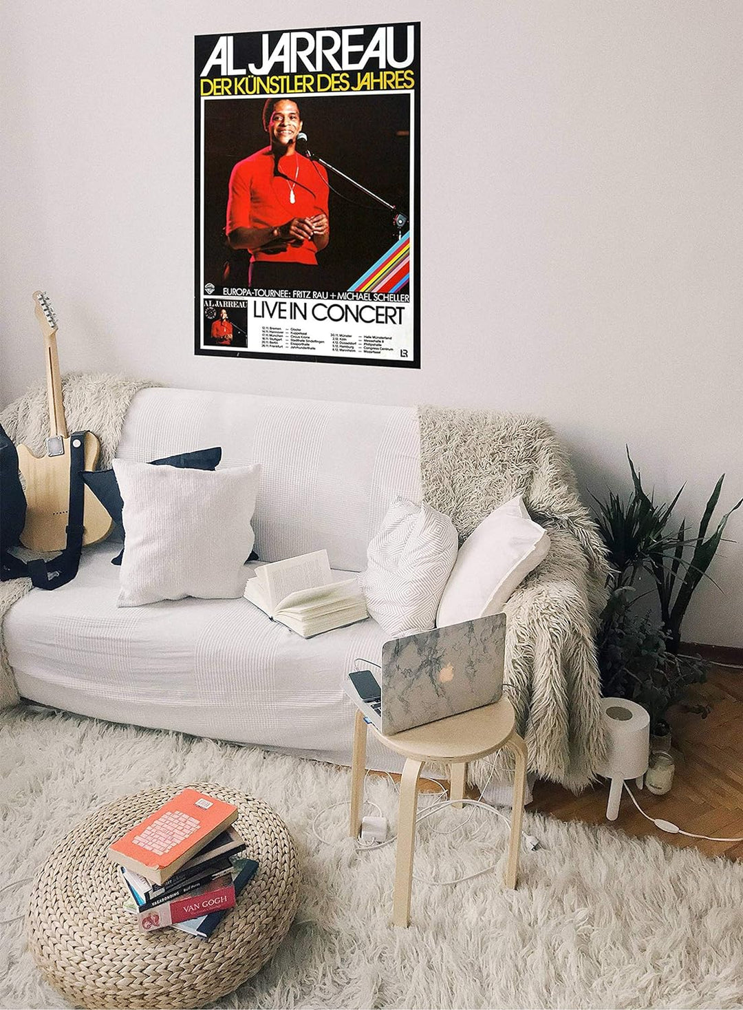 Al Jarreau - The Rainbow, Tour 1979 » Konzertplakat/Premium Poster | Live Konzert Veranstaltung | DI