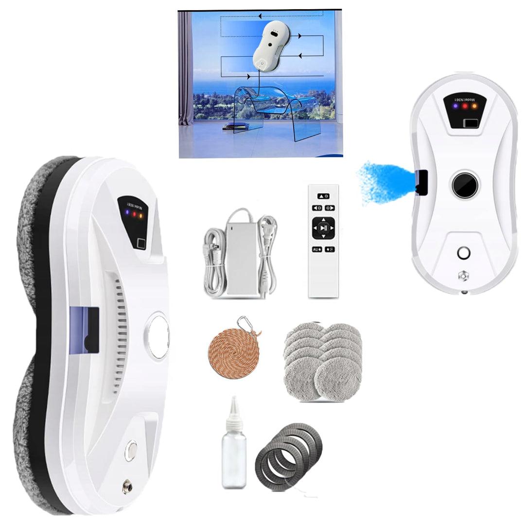 Hooha fensterputzroboter Mit Automatischem Wasserstrahl 5600Pa,Automatischer Fensterroboter Mit Fern