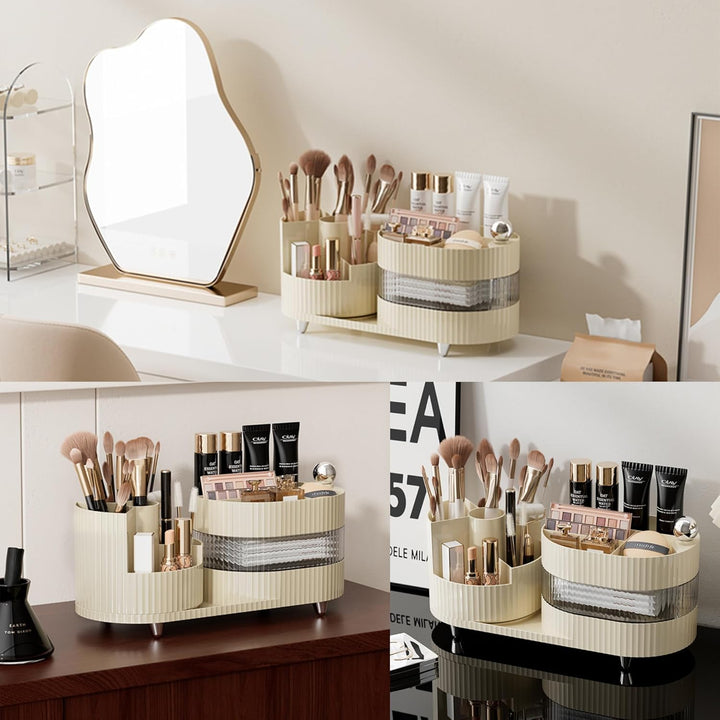 Kosmetik Make Up Organizer Schminke 360° Kosmetik Aufbewahrung Makeup Pinsel Organizer für Skincare