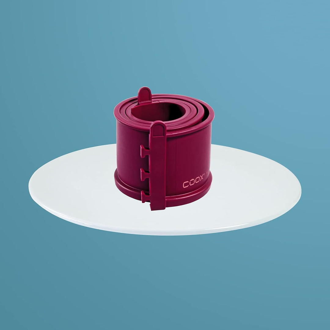 coox Springform mit Porzellanboden ⌀ 26 cm in Dunkelrot, backen und direkt auf der Porzellanplatte s