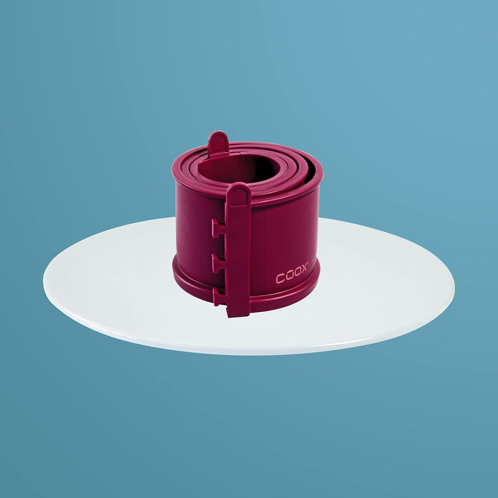 coox Springform mit Porzellanboden ⌀ 26 cm in Dunkelrot, backen und direkt auf der Porzellanplatte s