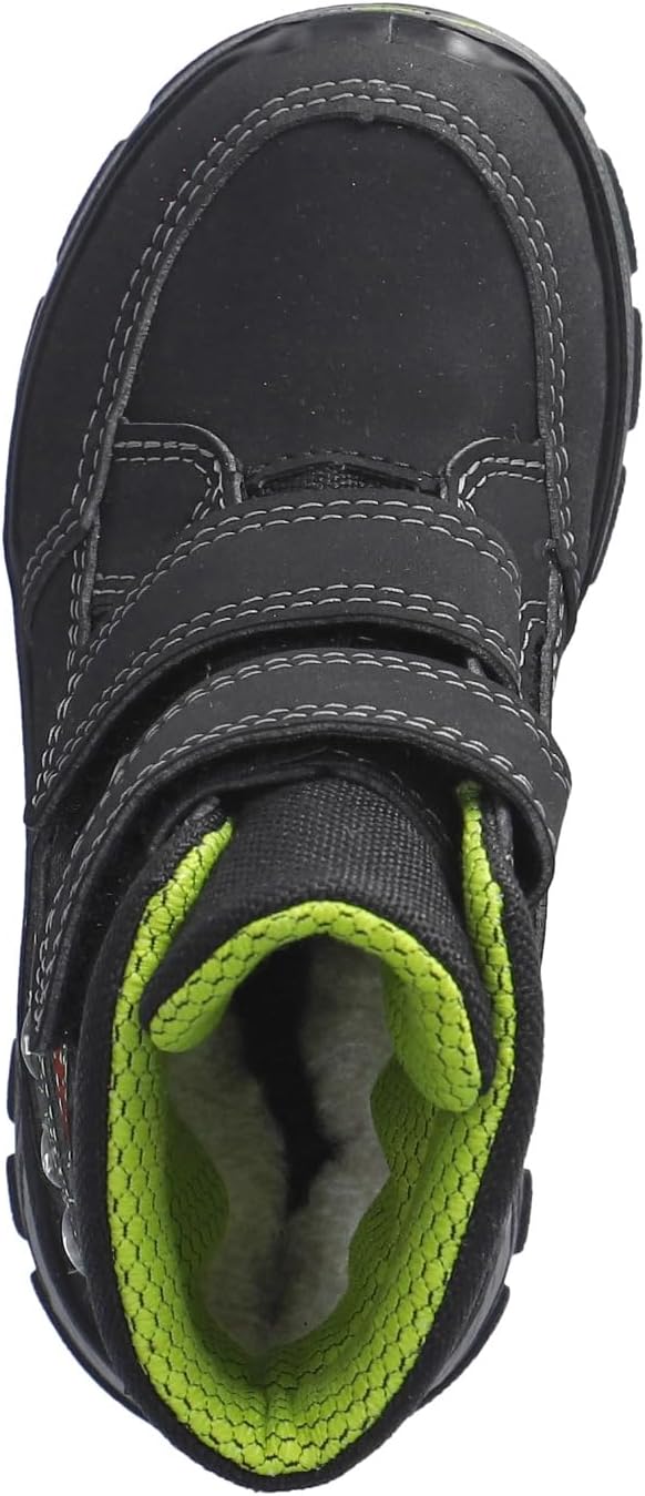 RICOSTA Jungen Winterstiefel GRISU,Kinder Boots,WMS:Weit,Sympatex,Blinklicht 25 EU Weit 090 Schwarz,