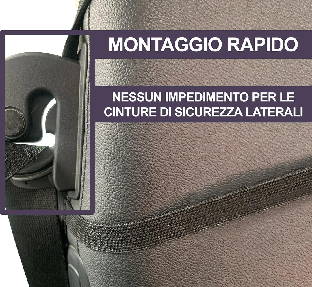 Rebeca Shop® Auto-Sitzbezüge Kompatibel für Smart | Hergestellt in Italien | Set Vordersitzbezüge Pa