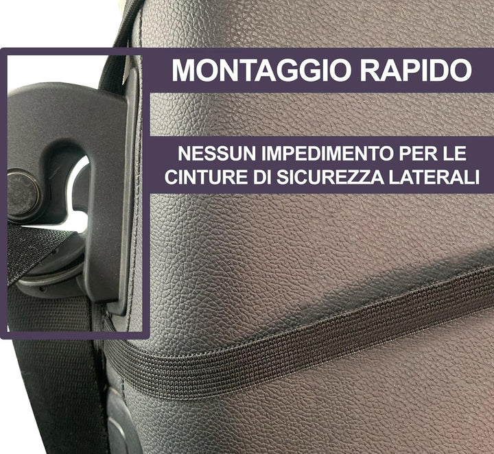 Rebeca Shop® Auto-Sitzbezüge Kompatibel für Smart | Hergestellt in Italien | Set Vordersitzbezüge Pa