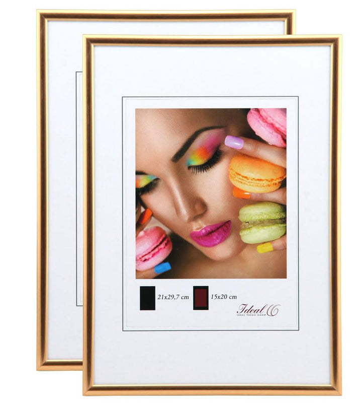 IDEAL TREND New Lifestyle Set Bilderrahmen Wanddeko Collage Poster Rahmen 2er 3er 5er Pack: Farbe: 2