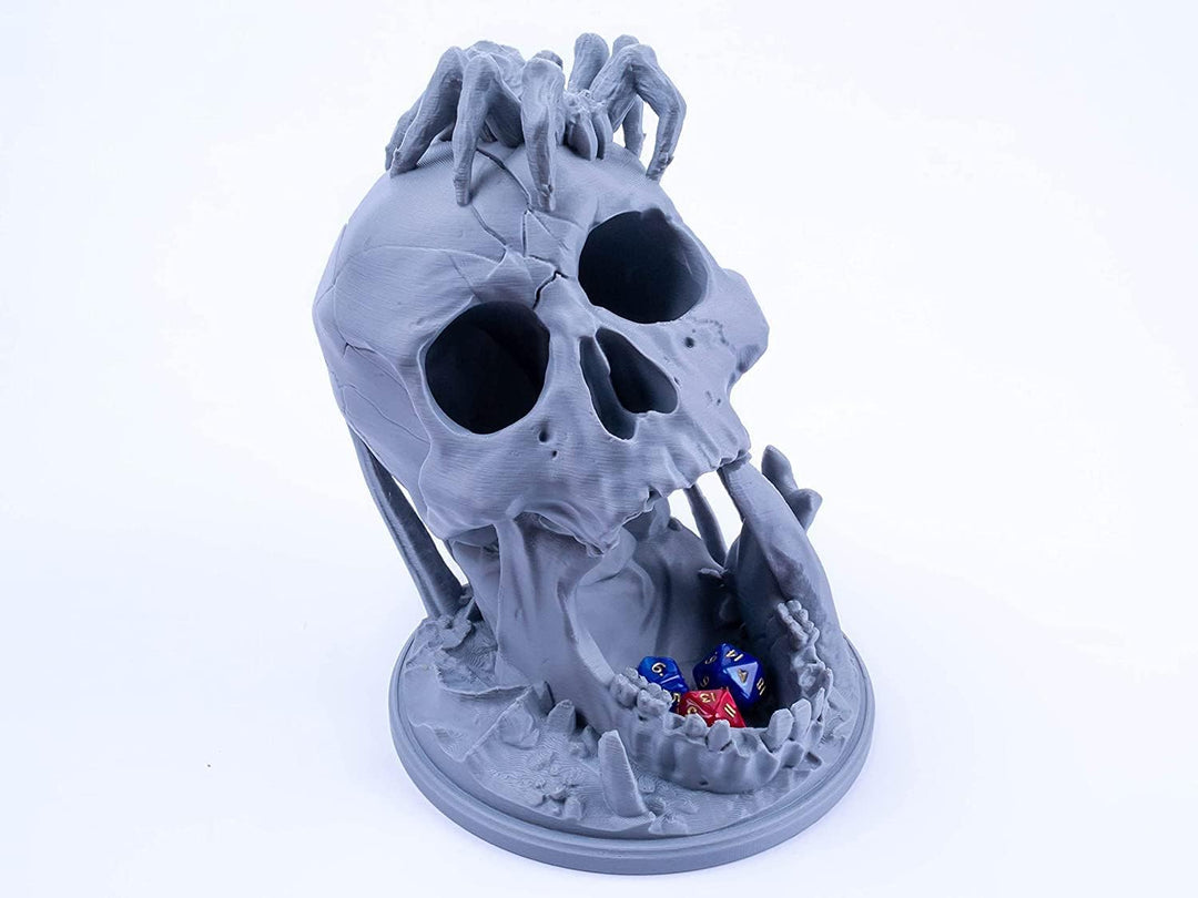 3D Vikings Würfelturm Totenkopf für alle Würfelgrössen Perfekter Würfelroller für Dungeons and Drago