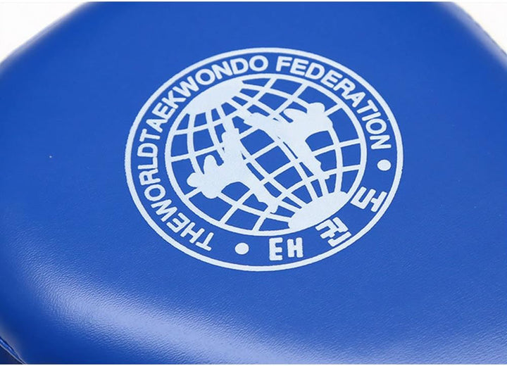 Luniquz PU-Leder Taekwondo Handpratze Doppelpolster Hand Schlag Pratze Taekwondo Fusstechniken Train