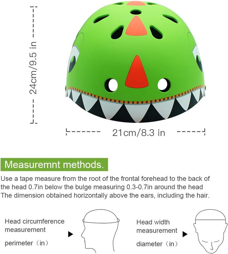 Kinderhelm für 2 3 4 5 Jahre Jungen Mädchen, Grösse: 50-54 cm, Verstellbar Kind Fahrradhelm Jugend S