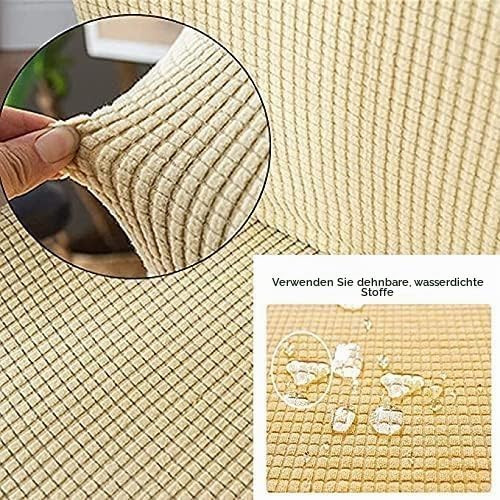 Stuhlbezug Mit Armlehne 6 Set Esszimmerstuhlbezug Hochzeit Stretch Stuhlhussen,Sesselbezug Schonbezu
