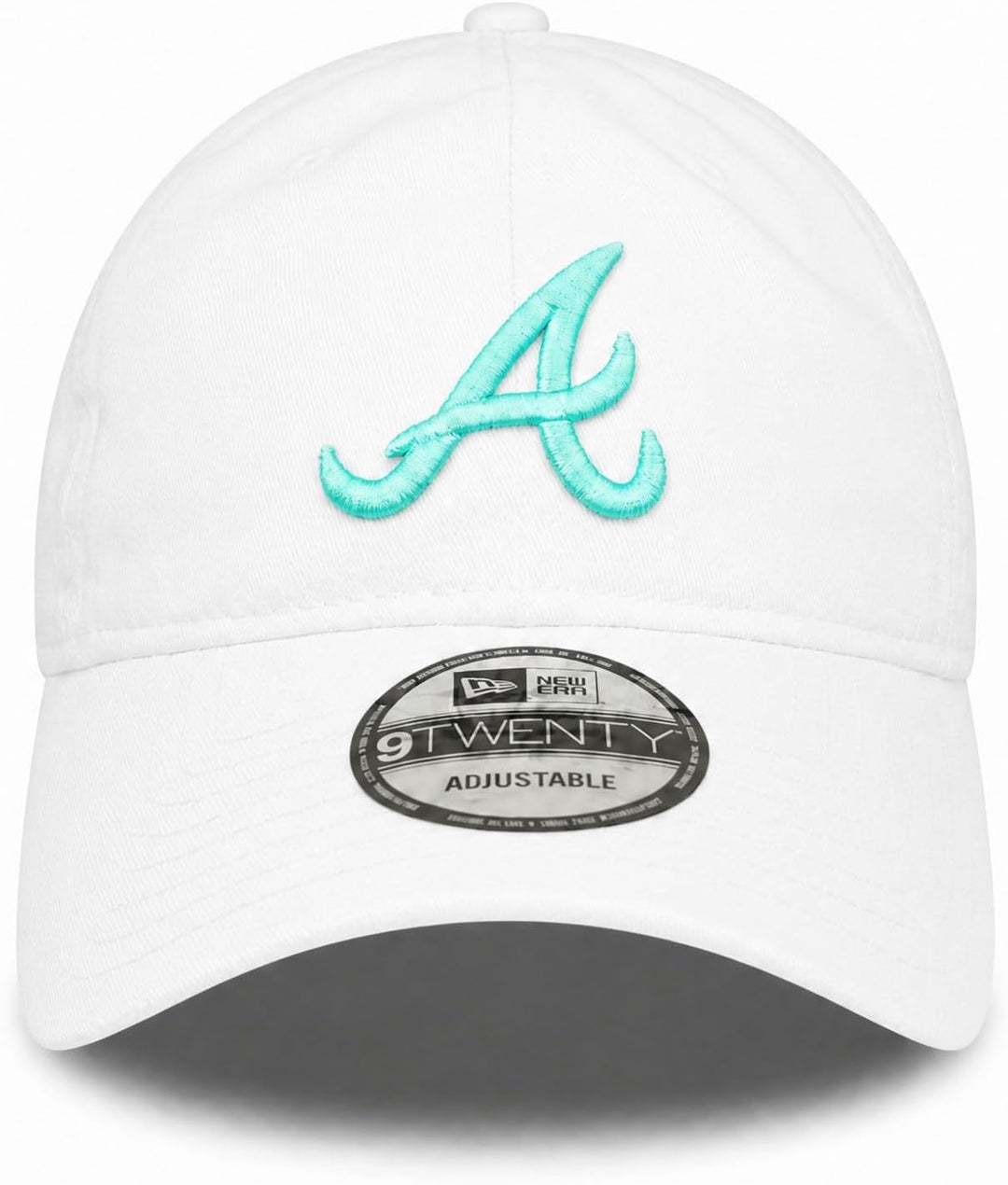 New Era 9Twenty Cap MLB Basecap Baseball Verstellbar Kappe #19-Braves-White-31671 Einheitsgrösse, #1