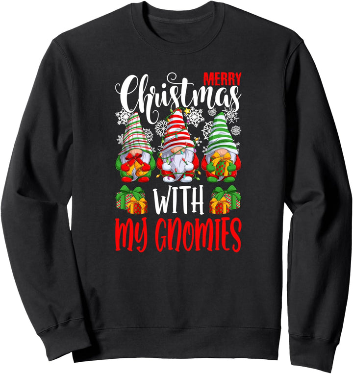 Frohe Weihnachten mit My Gnomies Xmas Gnomes Family Christmas Sweatshirt