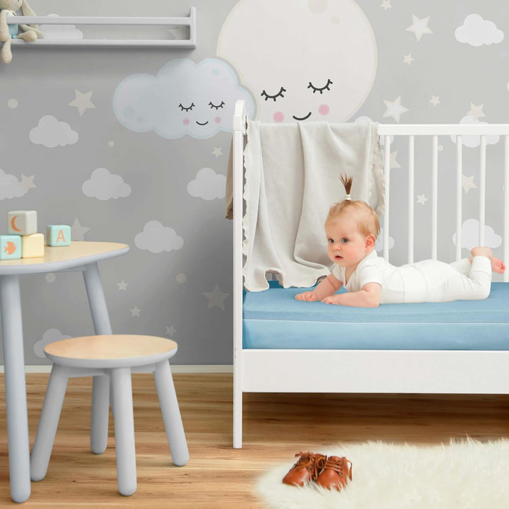 Traumhaft gut schlafen Spannbettlaken Wasserundurchlässig für Kinder u. Erwachsene Grösse 70 cm x 14