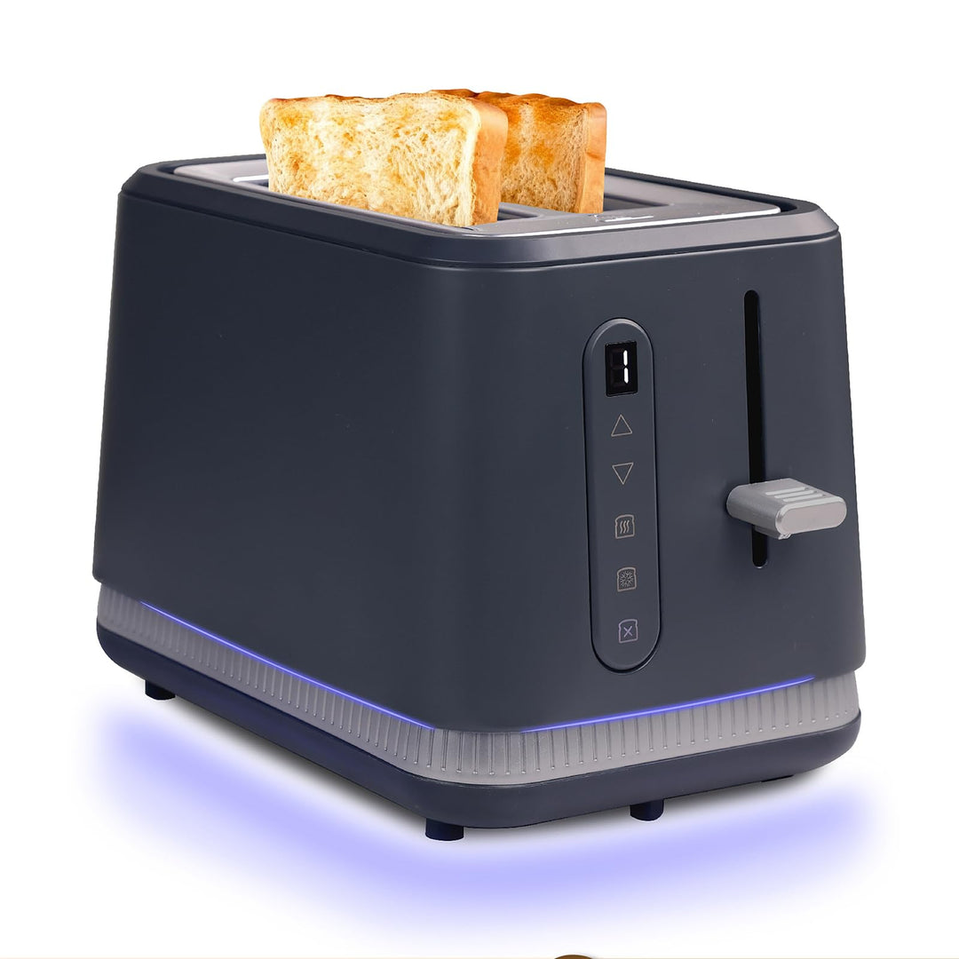 Huogary Toaster 2 Slices, Toasters Wide Slot, Bread Toaster with Cancel, Reheat, Defrost Function, T