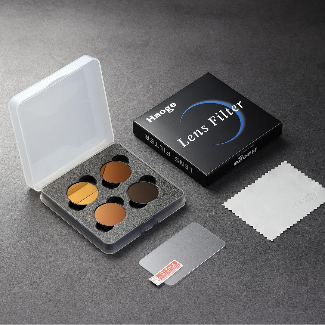 Haoge Objektiv-ND-Filter-Set für Insta360 GO Ultra-Kamera-Zubehör, ND8, ND16, ND32, ND64, 4 Stück, L