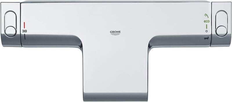 GROHE Grohtherm 2000 - Thermostat- Wannenbatterie (integrierte Wassersparfunktion, XL Wasserfall, Si