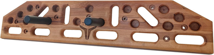Klimmzugbrett, Wandmontage, für Zuhause, Fitness, Kletterbrett, Hangboard, Heimtraining, 2 Metallgri