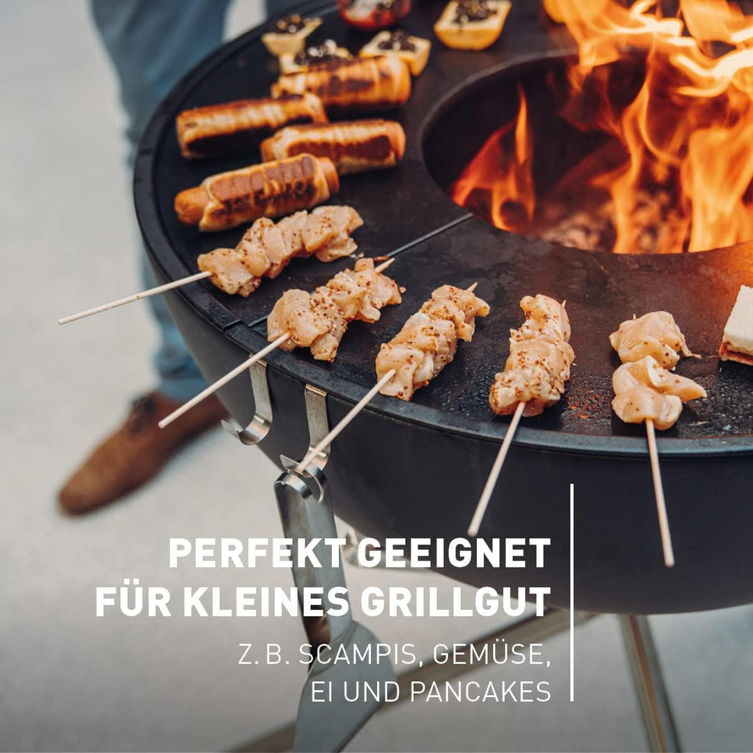 höfats - BOWL 70 Plancha - emaillierte Grillplatte aus Gusseisen - Für Grillgut jeder Grösse geeigne