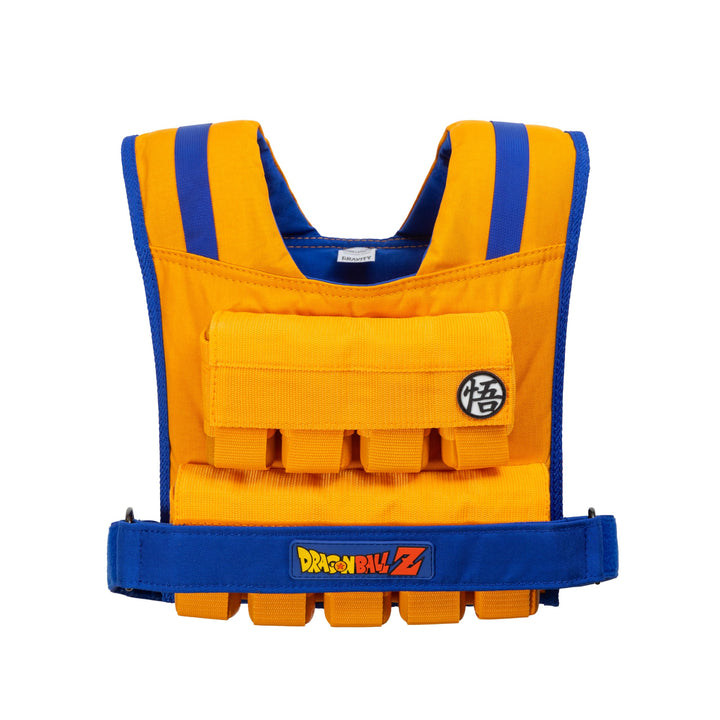 Dragon Ball Z Gewichtsweste 20 kg von Gravity Fitness - Limited Edition verstellbare Gewichtsweste f