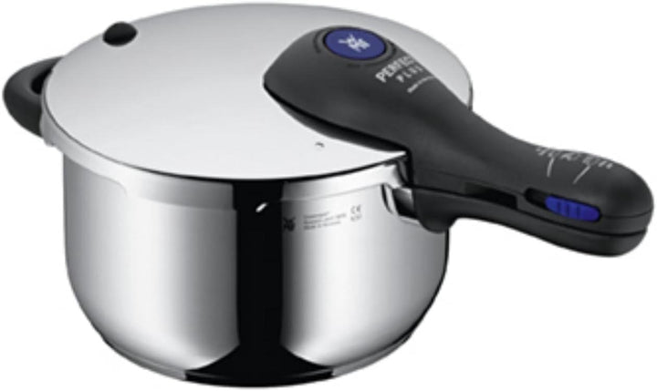 WMF Perfect Plus Schnellkochtopf Induktion 4,5l, Dampfkochtopf, Cromargan Edelstahl poliert, 2 Kochs