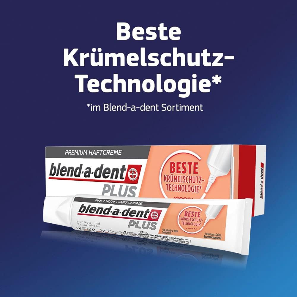 Blend-a-dent Plus Premium-Haftcreme Krümelschutz, 12er Pack (12 x 40 g) Old, 40 g (12er Pack) Old