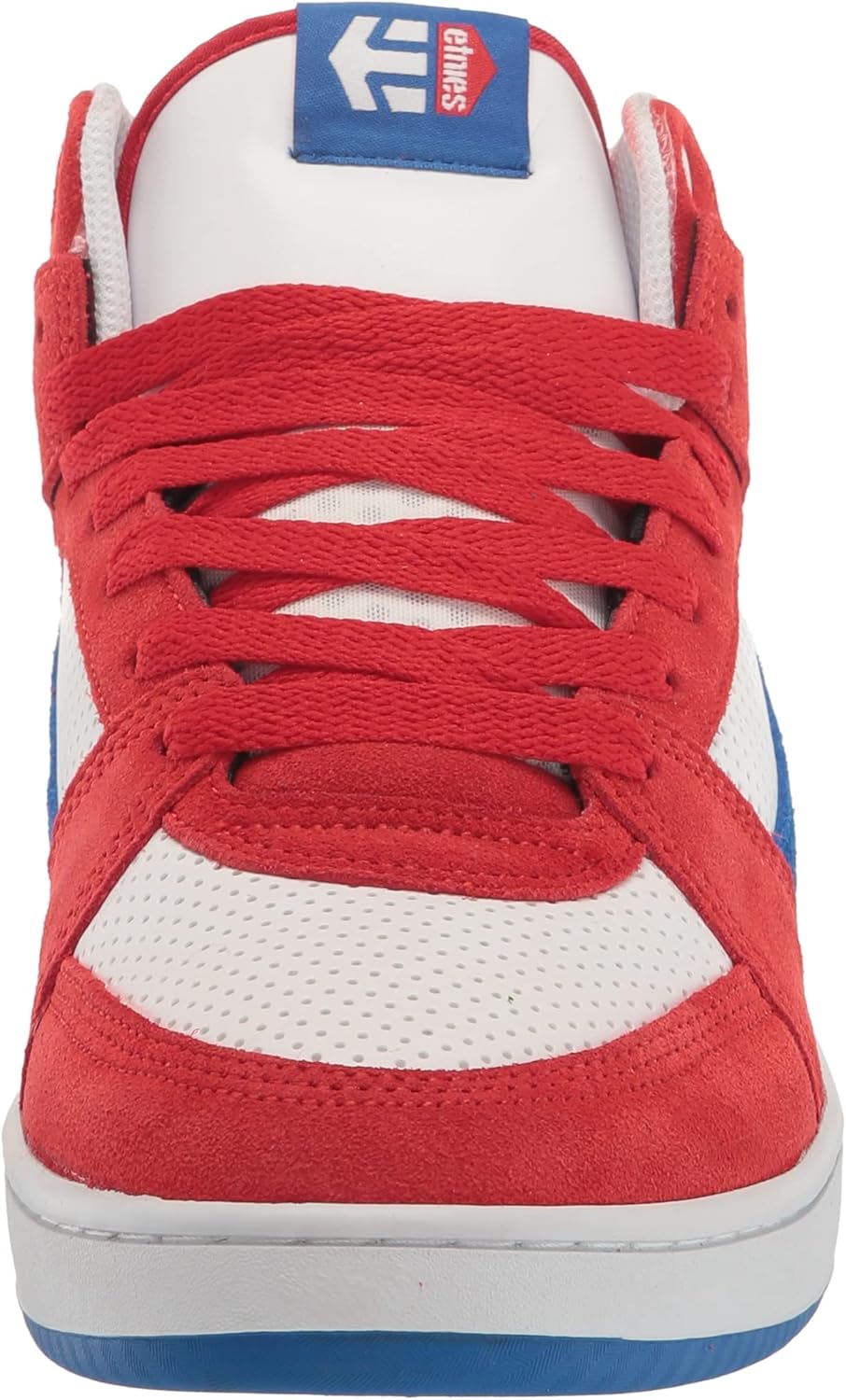 Etnies Herren Mc Rap Hi Top Skateschuh Skate-Schuh 43 EU Rot Weiss Blau, 43 EU Rot Wei&#xDF; Blau
