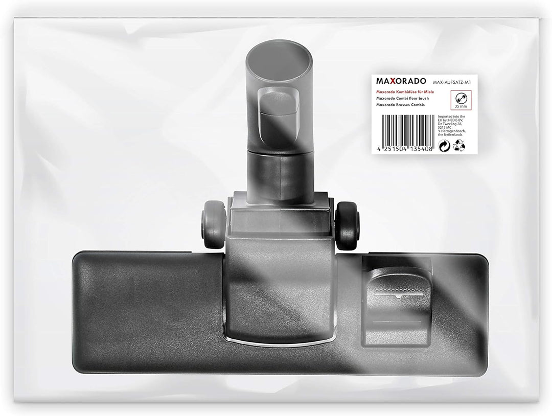 Staubsaugerdüse Bodendüse umschaltbar kompatibel mit Miele Staubsauger mit 2 Rädern SBD 285-2 285-3