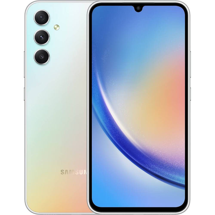 Samsung Galaxy A34 A346B 5G EU 6/128GB, Android, Awesome Silver Aura Silver 128 GB, Aura Silver 128