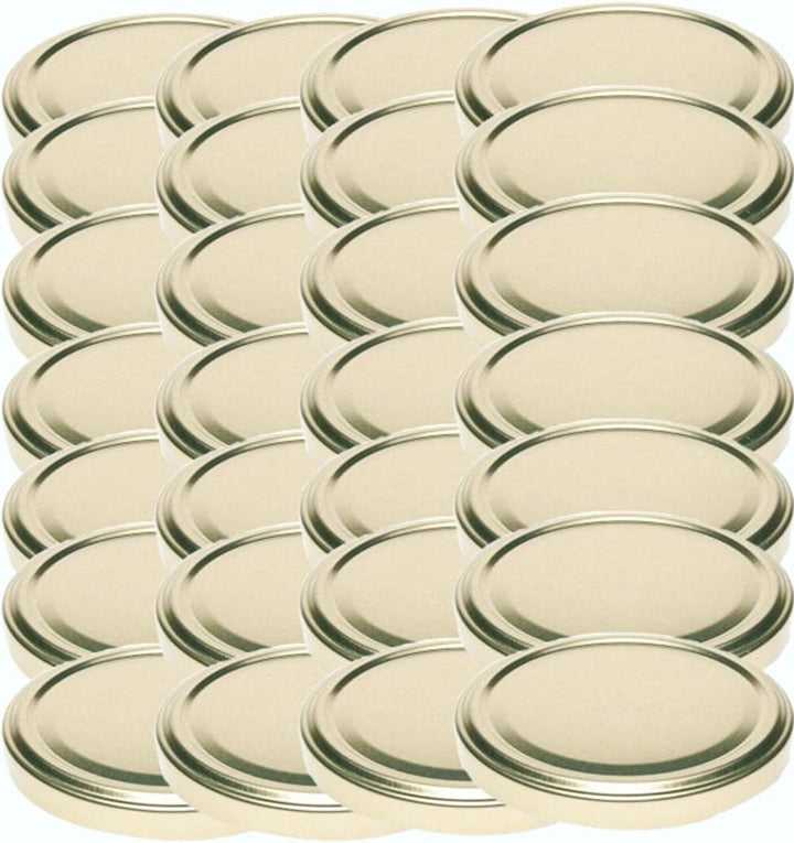 100 Twist-Off-Deckel Verschlüsse Ersatzdeckel Deckel für Sturzgläser To 82 Passend für 230/350 / 435
