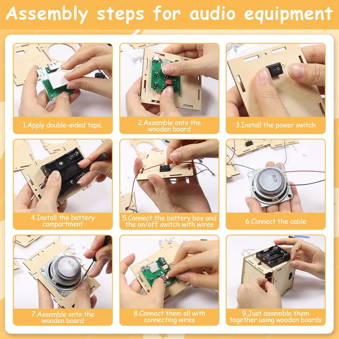 DIY Bluetooth Lautsprecher und Mikrofon Set, Elektronik Bausatz, Bluetooth Lautsprecher Bausatz, Hol