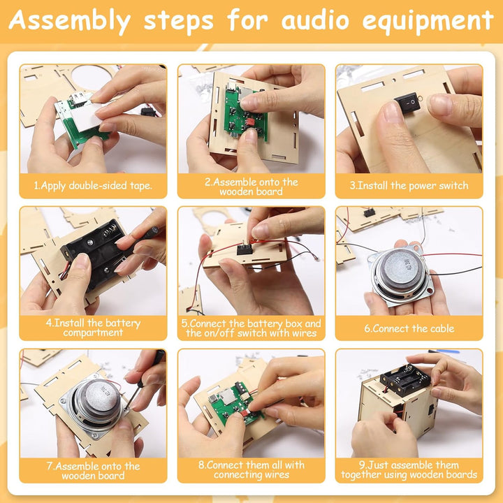 DIY Bluetooth Lautsprecher und Mikrofon Set, Elektronik Bausatz, Bluetooth Lautsprecher Bausatz, Hol