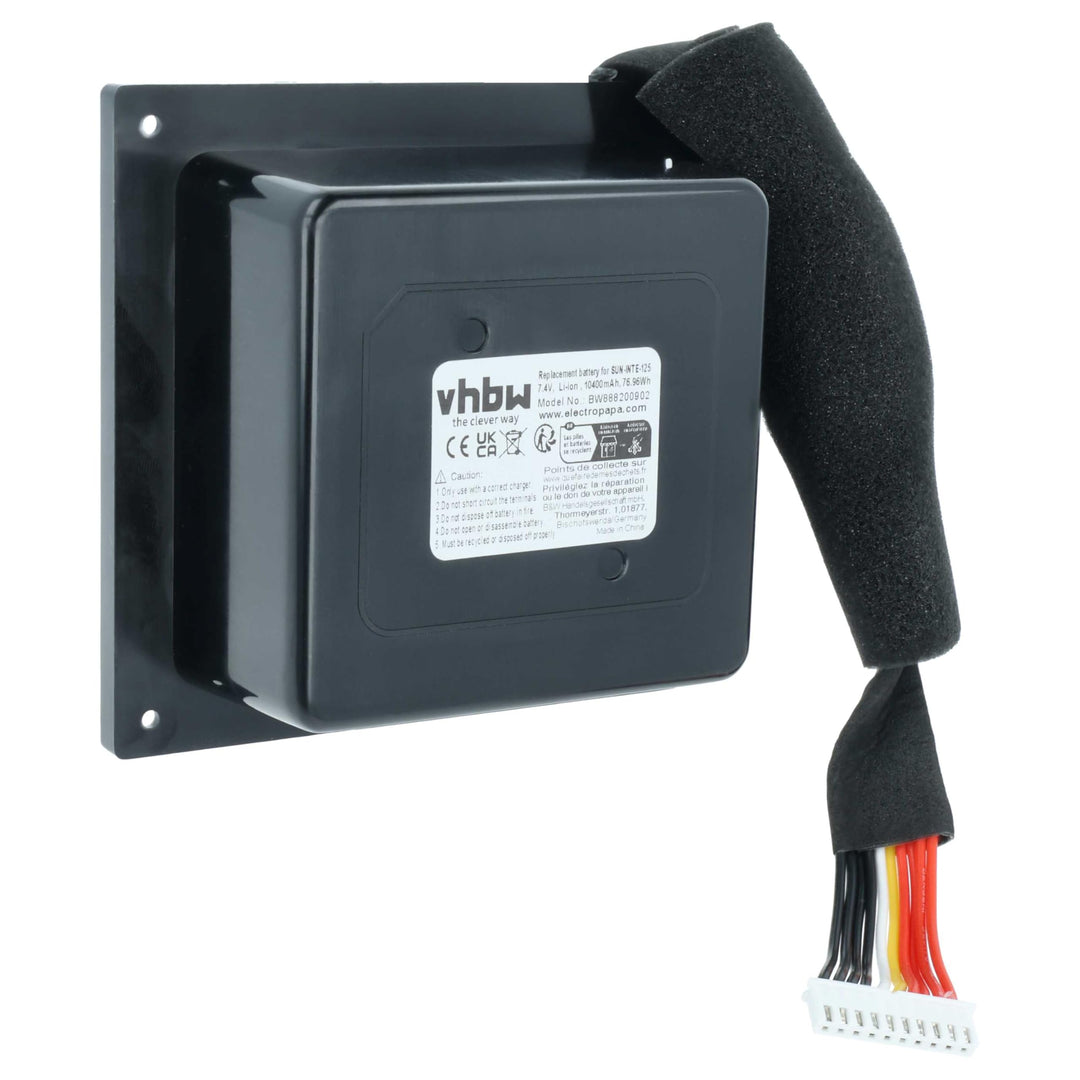 vhbw Akku Ersatz für JBL 2INR19/66/4, GSP-ICR2S4P-PB350A, SUN-INTE-125, GSP-2S4P-PB350B für Lautspre