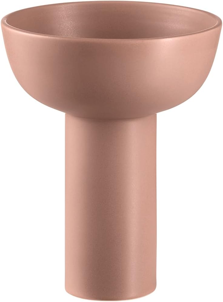 Blomus Blumenvase Miyabi, Dekovase, Vase, Steingut, Terracotta, 21 cm, 66624