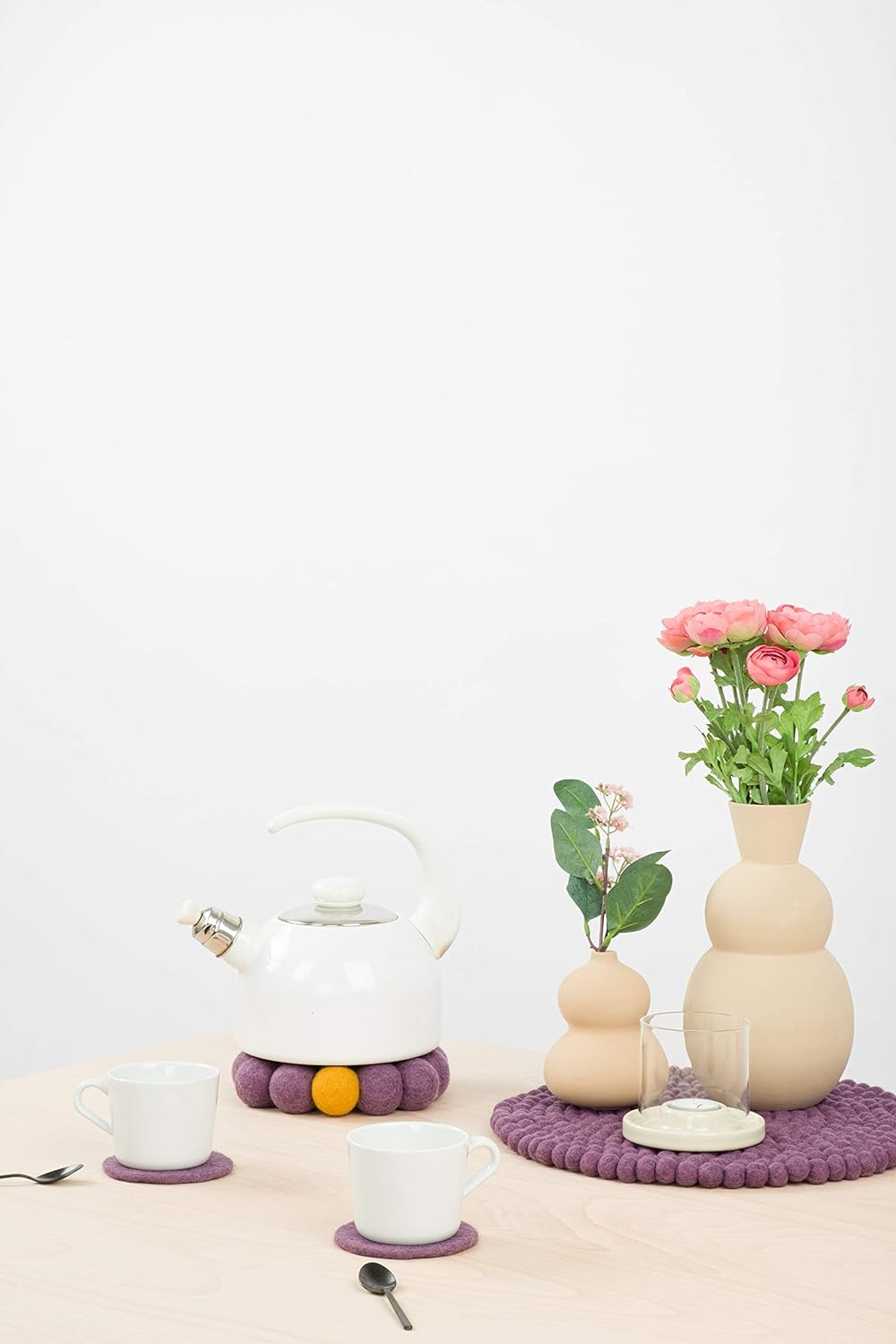 myfelt Topfuntersetzer Big One - Frida - Violett, Ø 20 cm, Violett