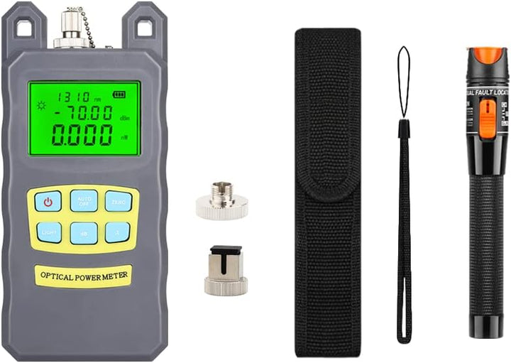 DAXGD 9 In 1 Faseroptik FTTH Toolkit mit FC-6S Fiber Cleaver und optischer Leistungsmesser 5km Visua