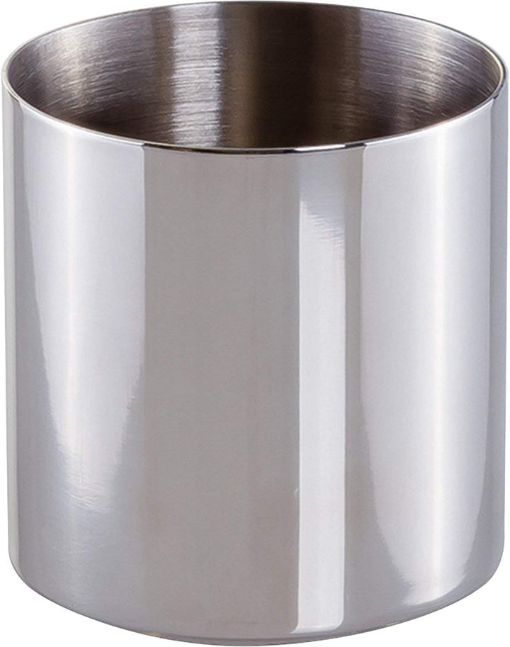 möve Deco Zahnbürstenhalter 8 x 8 cm aus Edelstahl, silver Silber, Silber