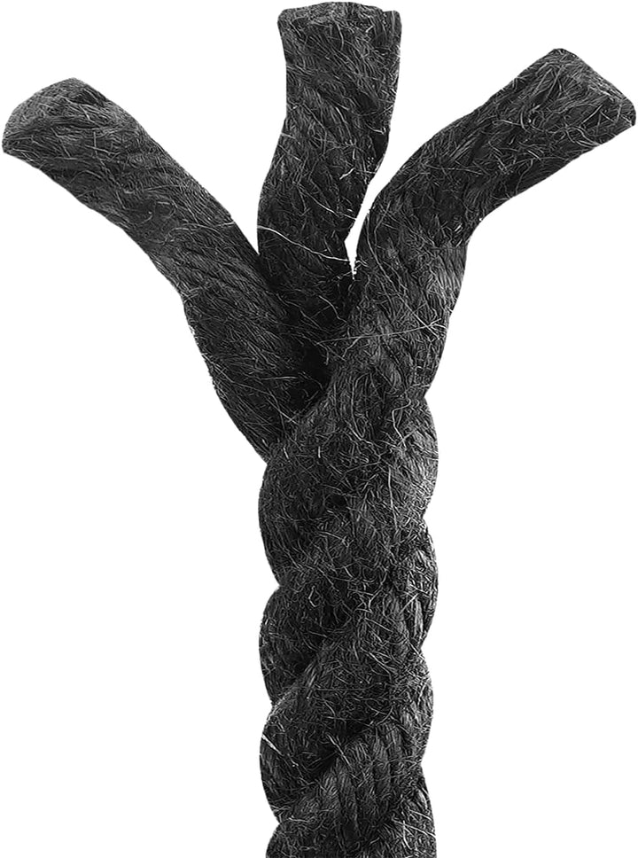 vidaXL Juteseil 14 mm Schwarz 100% Tossa Jute Schwarz 14 mm/50 m, Schwarz 14 mm/ 50 m