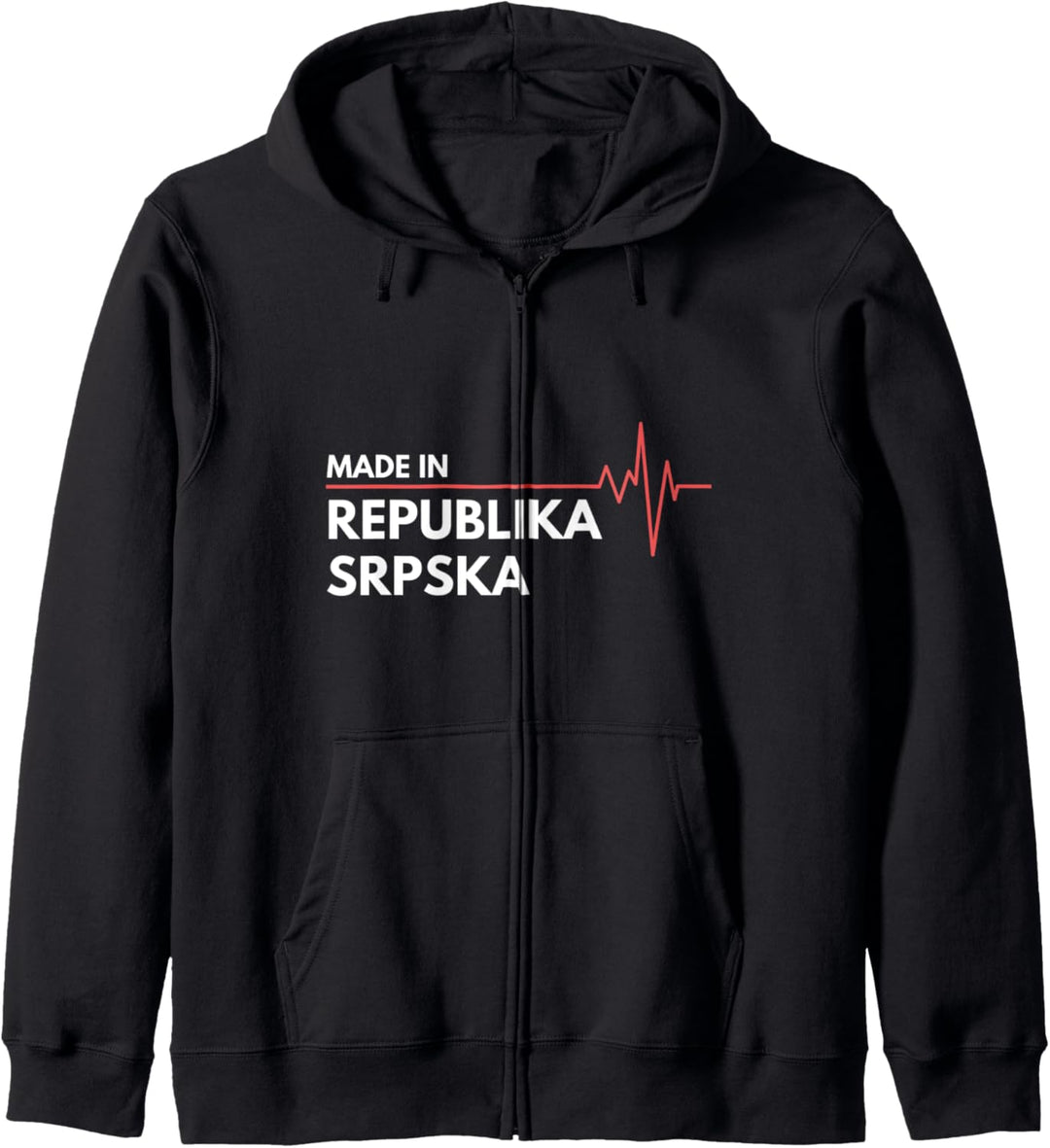 Made in Republika Srpska Nationalstolz Kapuzenjacke