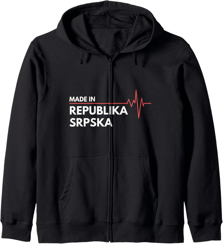 Made in Republika Srpska Nationalstolz Kapuzenjacke