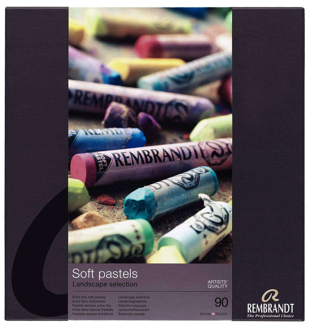 Talens REMBRANDT Pastell - Landschafts-Auswahl mit 90 Pastellen