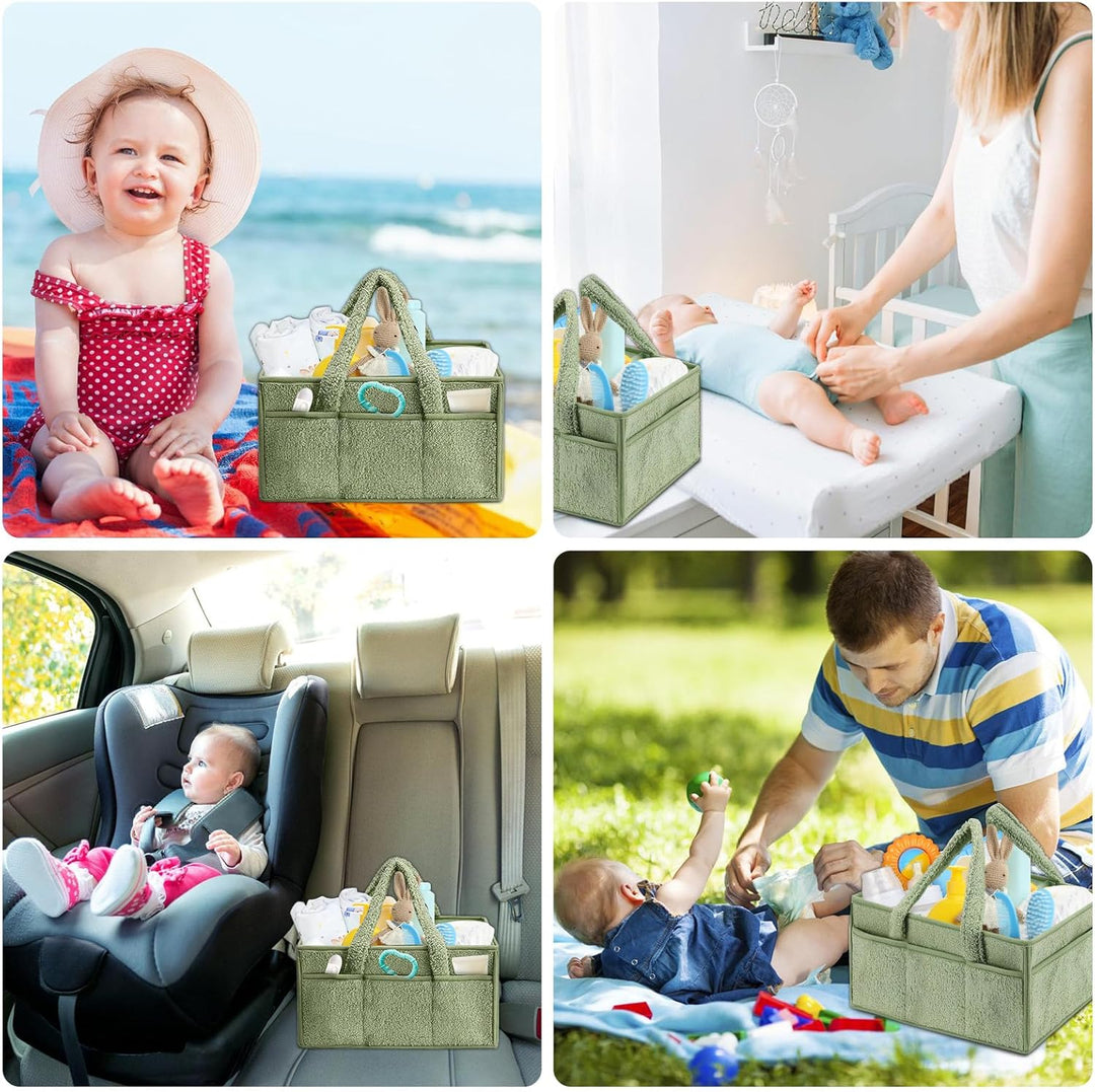 Baby Wickel Organizer für Wickelutensilien, Wickeltasche Organizer, Wickeltisch Organizer, Wickelkor