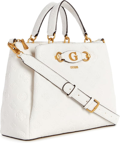 Guess Handtasche Izzy Peony Girlfriend Satchel Einheitsgrösse Stone Logo, Einheitsgrösse Stone Logo