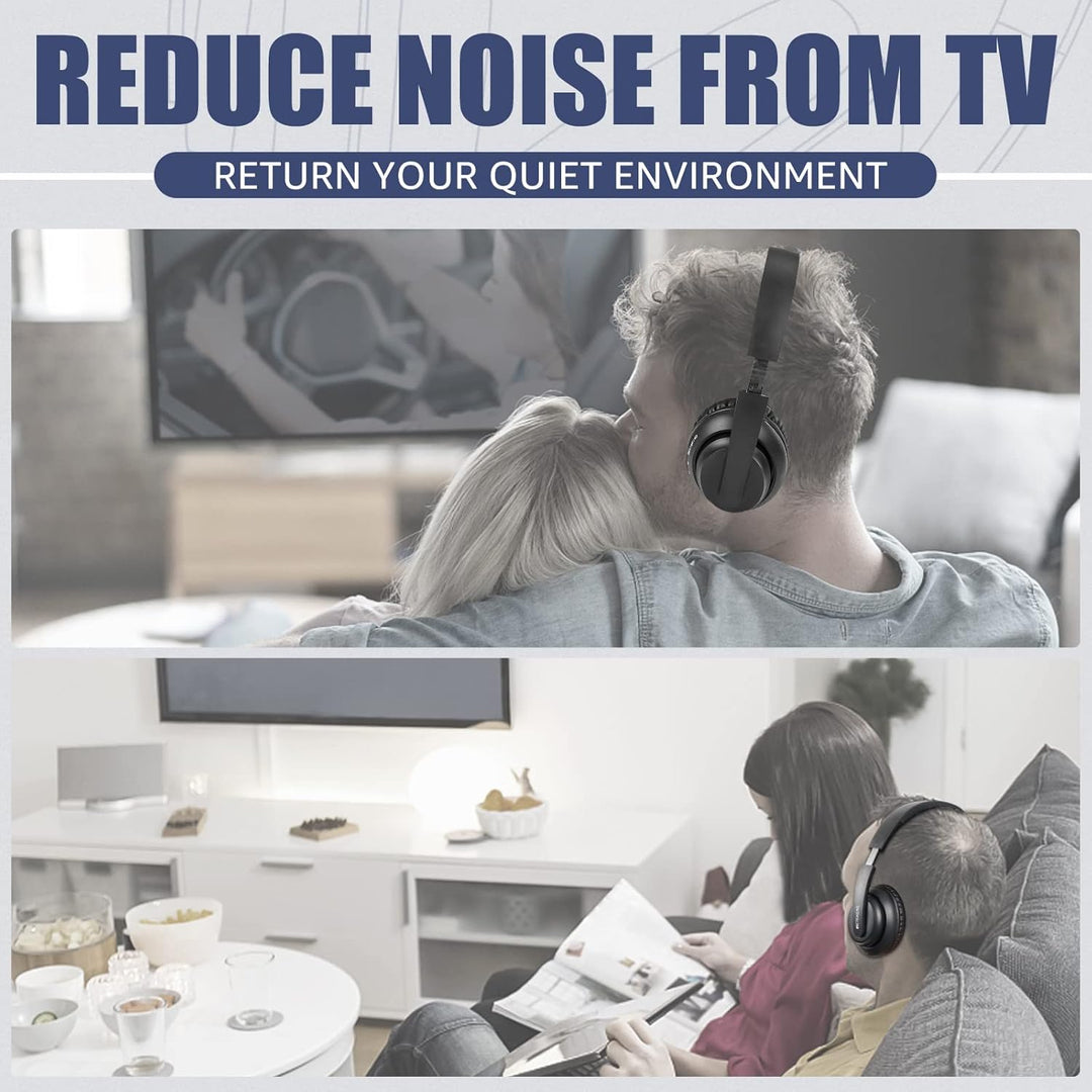 Retekess TA006 Funkkopfhörer für Fernseher, Funkkopfhörer mit Ladestationv, 30 Meter Reichweite, 8 S