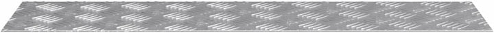 vidaXL Treppe Tritt Rechtwinklig 2 pcs Silber 80 x 20 cm Aluminium, Wohnzimmer, Moderne Treppenstufe