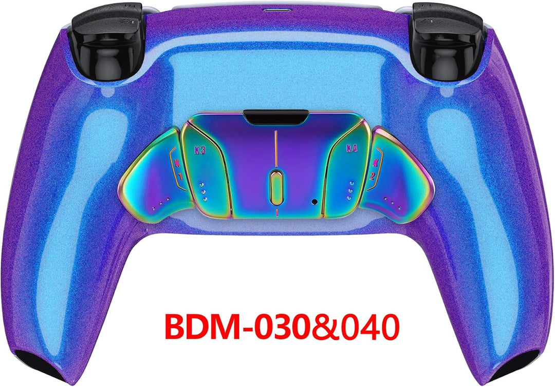 eXtremeRate Programmierbar RISE4 Remap Kit für ps5 Controller BDM-030/040,Real Metal Buttons(RMB) Re