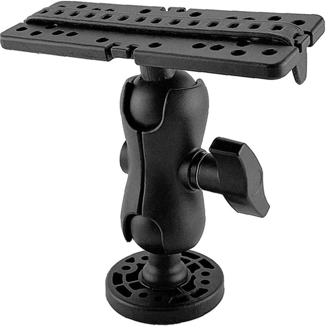 Ruluti 2 stücke Elektronischer Fisch Finder Mount Universal 360 Grad Swivel Marine Fishfinder GPS Te