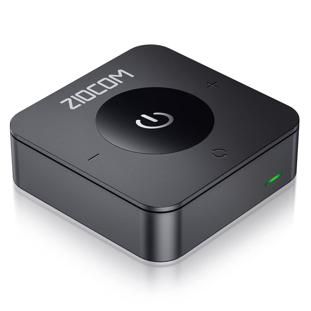 ZIOCOM Bluetooth Adapter Stereoanlage,Bluetooth Sender Empfänger 5.0 Audio Adapter für TV/PC/MP3/Hei