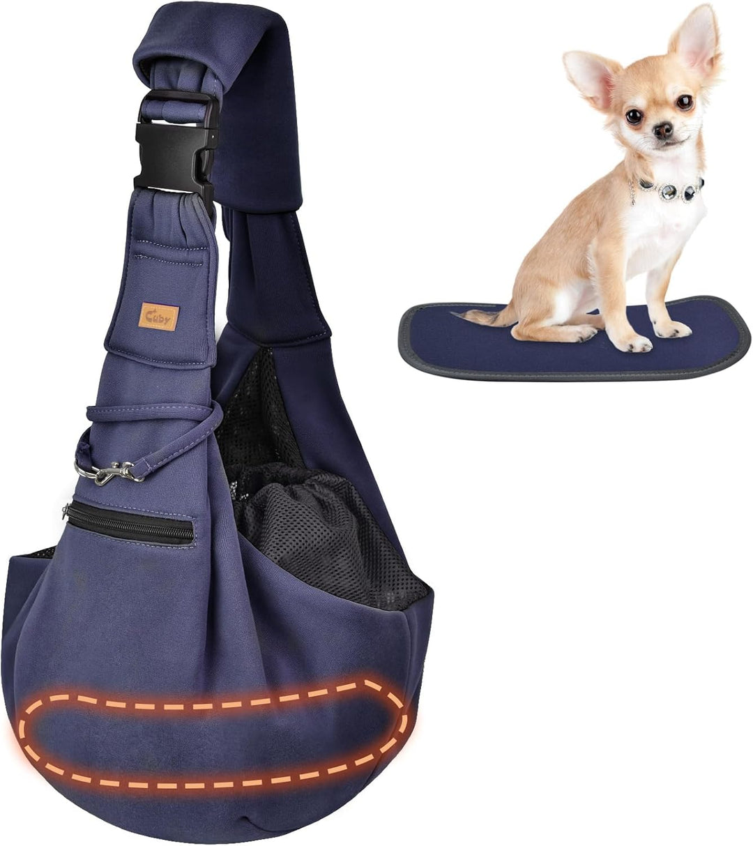 CUBY Tragetücher Sommer Hunde Kleine Hunde Katze Sling Pet Tragetuch Single Schulter Pet Bag für Rei